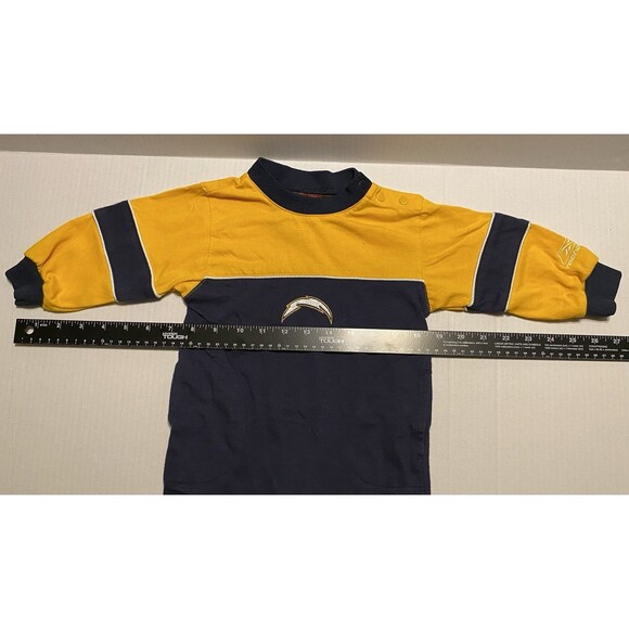 VTG San Diego Los Angeles Chargers Baby Cotton Blend Bodysuit Reebok 24 Months - Picture 9 of 11